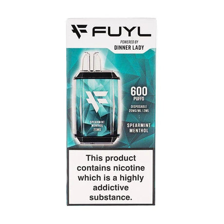 Disposable Vape Sticks Spearmint Menthol Fuyl Disposable Vape By Dinner Lady