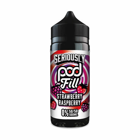 50/50 Shortfill Strawberry Raspberry Doozy Seriously Podfill 100ml Shortfill 50/50