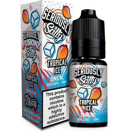 Nic Salts Tropical Ice / 20mg Doozy Seriously Salty Fusionz 10ml Nic Salt