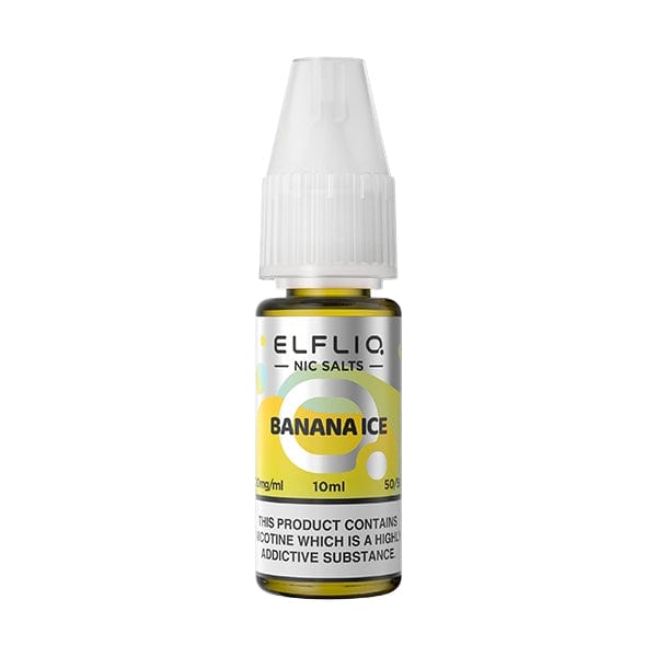 Nic Salts Banana Ice / 5mg ELFBAR ELFLIQ Nic Salt E-Liquids