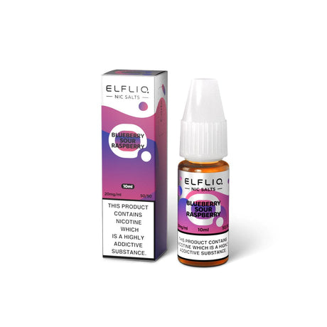 Nic Salts Blueberry Sour Raspberry / 5mg ELFBAR ELFLIQ Nic Salt E-Liquids