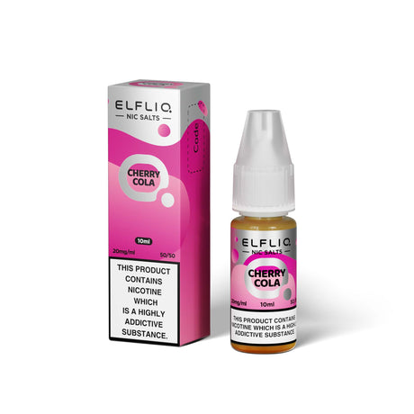 Nic Salts Cherry Cola / 5mg ELFBAR ELFLIQ Nic Salt E-Liquids