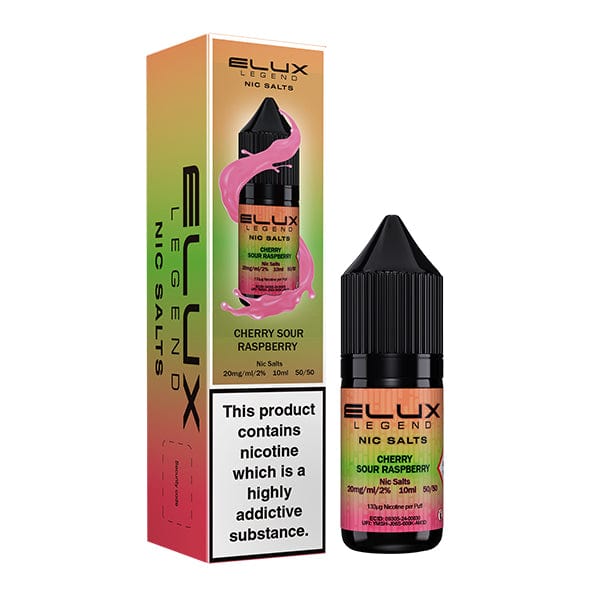 Nic Salts Cherry Sour Raspberry / 10mg Elux Legend Nic Salt Eliquid 10ml