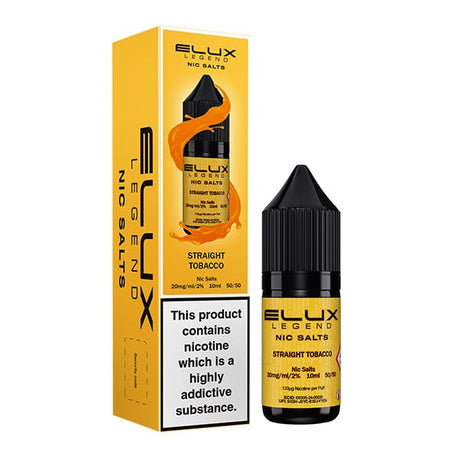 Nic Salts Straight Tobacco / 10mg Elux Legend Nic Salt Eliquid 10ml