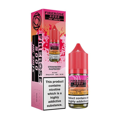 Nic Salts Strawberry Raspberry / 10mg Elux Firerose 5000 Nic Salts