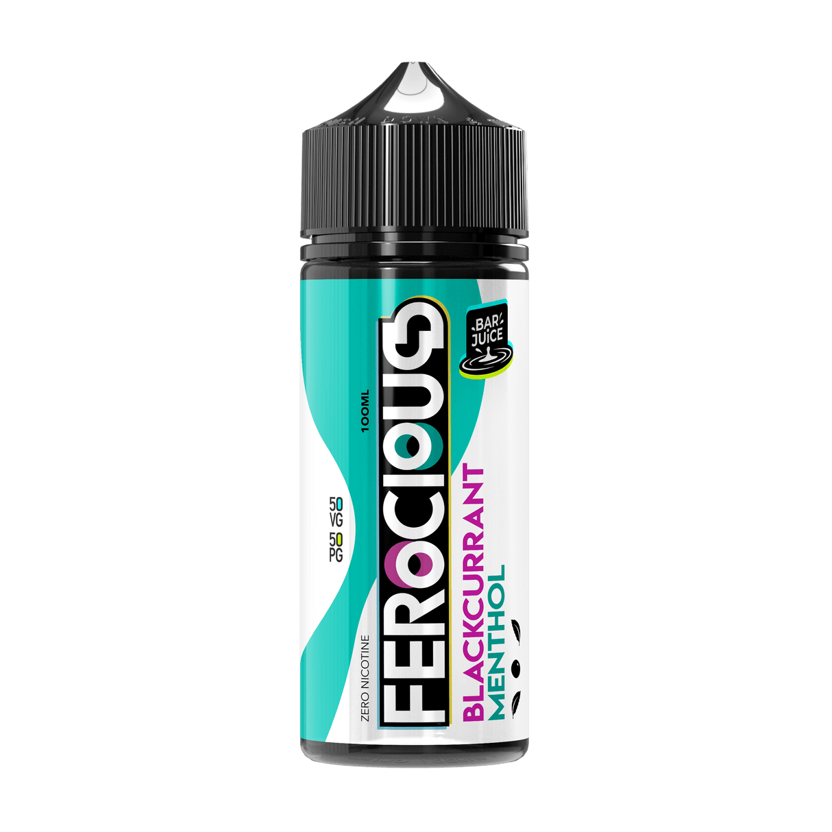 50/50 Shortfill Blackcurrant Menthol Ferocious Bar Juice 50/50 Shortfill E-Liquid