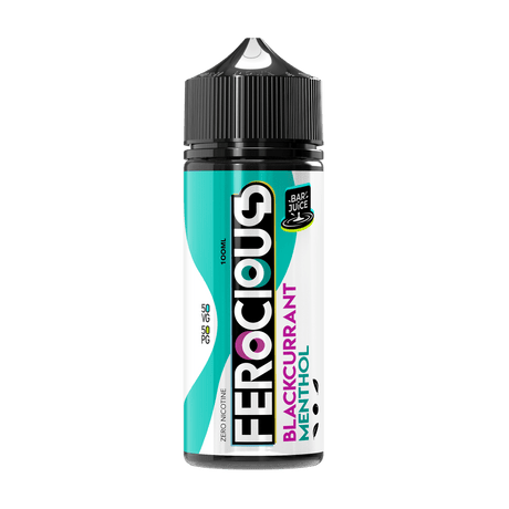 50/50 Shortfill Blackcurrant Menthol Ferocious Bar Juice 50/50 Shortfill E-Liquid