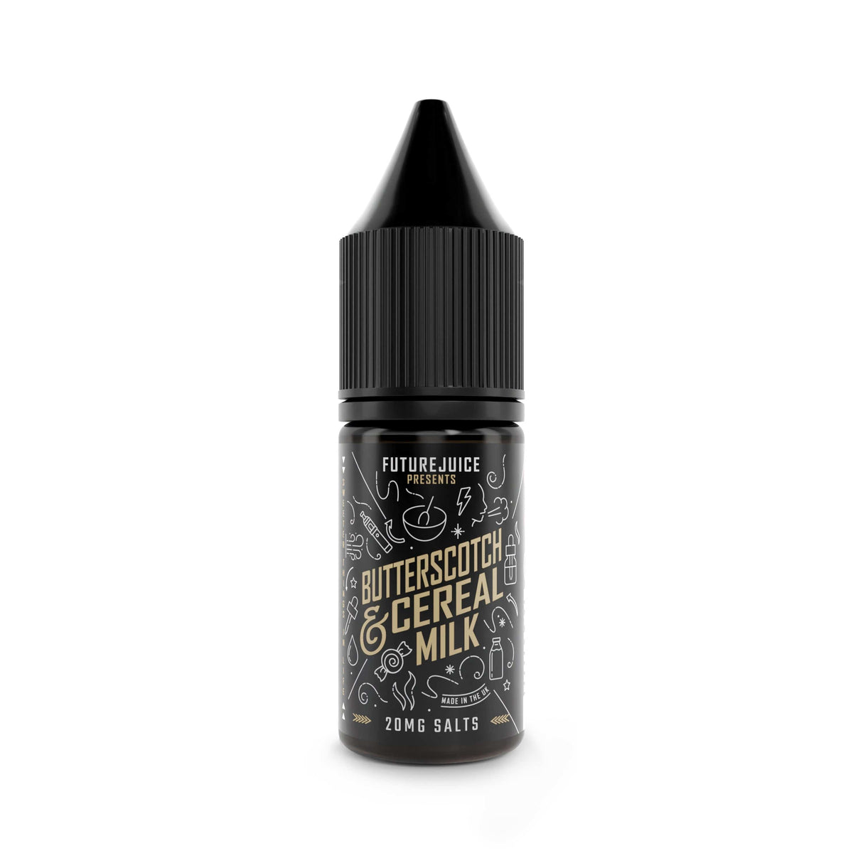 10ml Eliquids Butterscotch Cereal Milk / 5mg Future Juice Nic Salt E-liquid