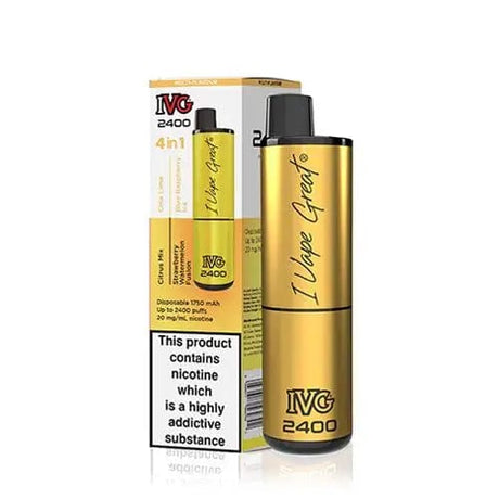 Disposable Vape Sticks Summer Edition IVG 2400 4 in 1 Disposable Vape