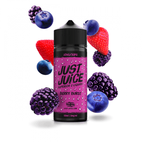 Shortfill Eliquids Berry Burst Just Juice 100ml Shortfill E-Liquid