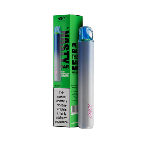 Disposable Vape Sticks Blue Raspberry Lemonade Nasty Bar DX2 Disposable Vapes