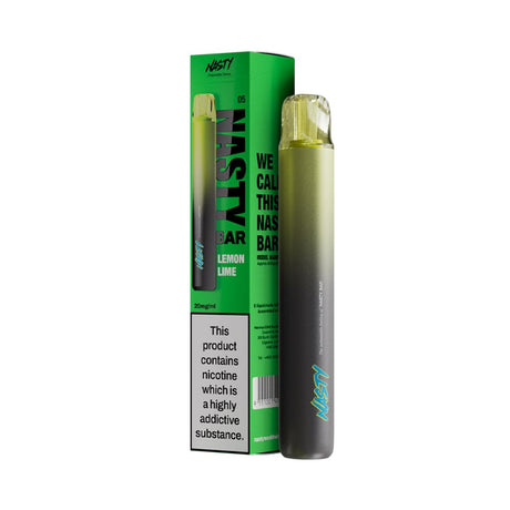 Disposable Vape Sticks Lemon Lime Nasty Bar DX2 Disposable Vapes