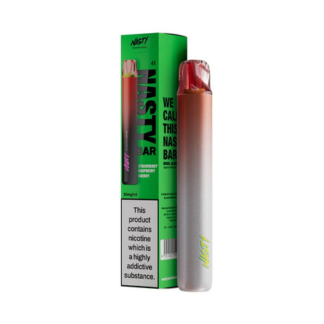 Disposable Vape Sticks Strawberry Raspberry Cherry Nasty Bar DX2 Disposable Vapes