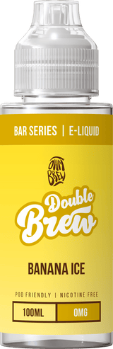 Shortfill Eliquids Banana Ice Double Brew Bar Series 100ml Shortfills