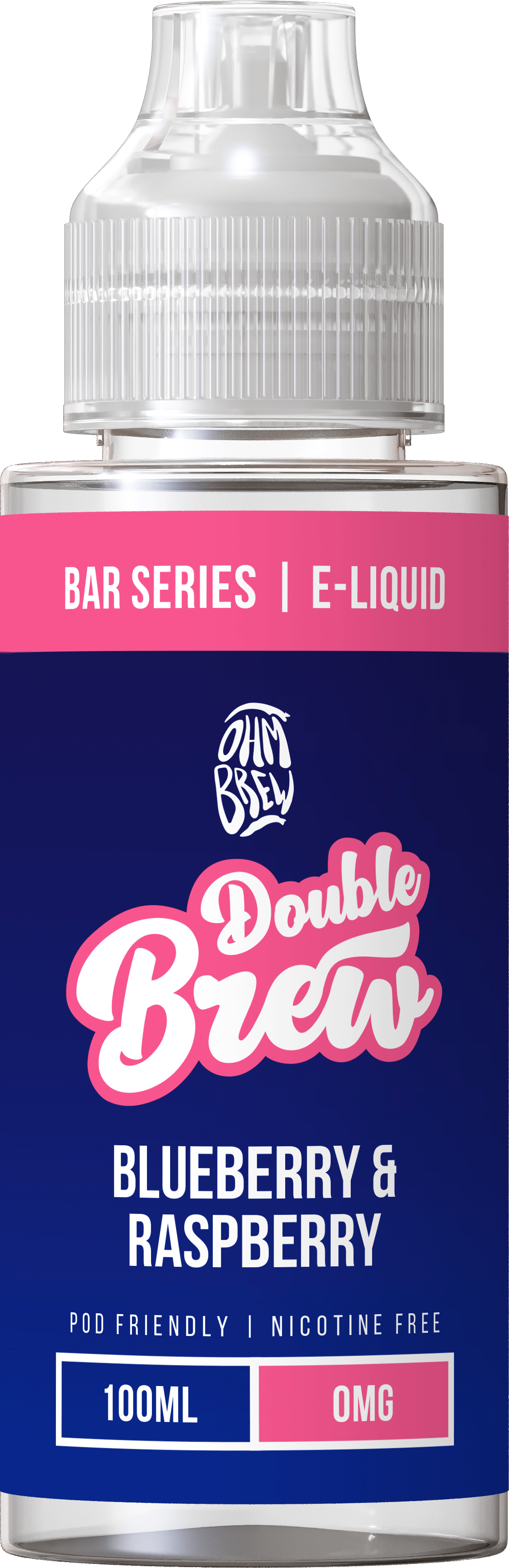 Shortfill Eliquids Blueberry & Raspberry Double Brew Bar Series 100ml Shortfills