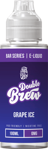 Shortfill Eliquids Grape Ice Double Brew Bar Series 100ml Shortfills