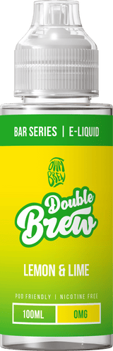 Shortfill Eliquids Lemon & Lime Double Brew Bar Series 100ml Shortfills