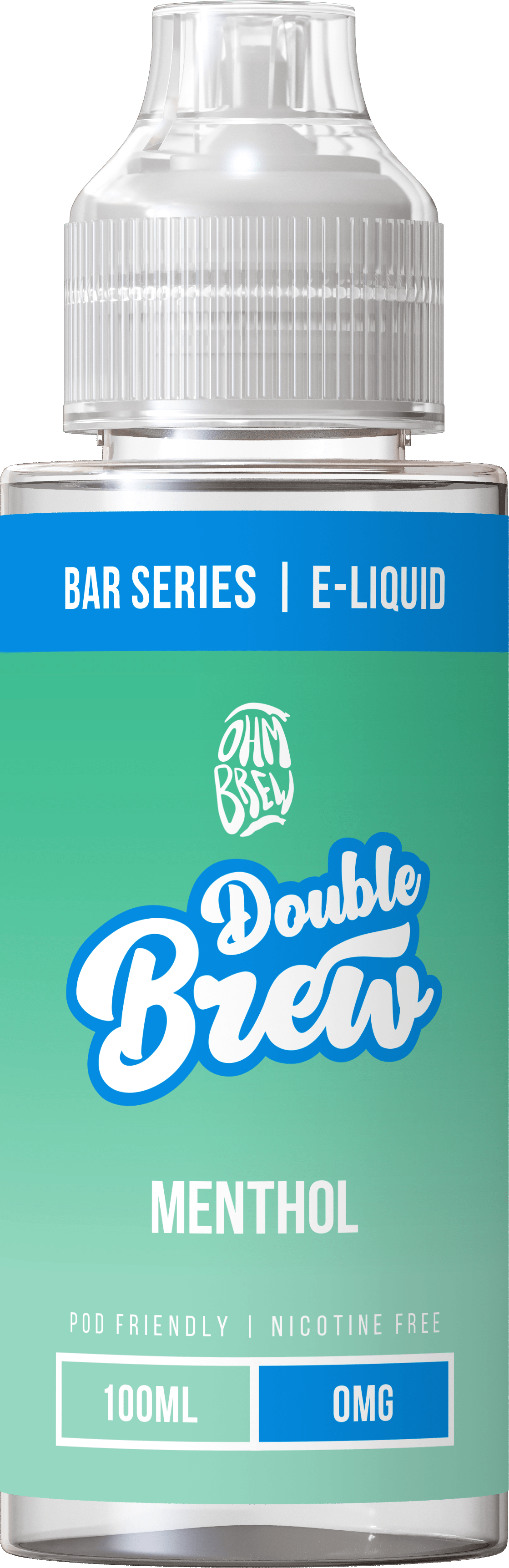 Shortfill Eliquids Menthol Double Brew Bar Series 100ml Shortfills