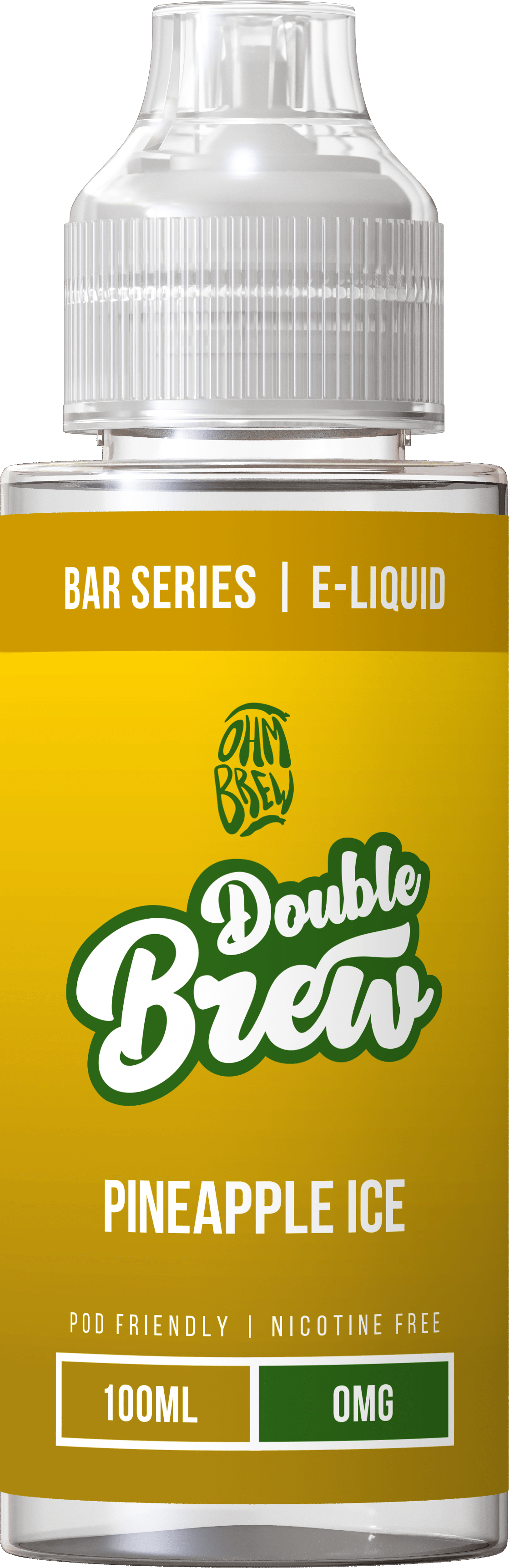 Shortfill Eliquids Pineapple Ice Double Brew Bar Series 100ml Shortfills