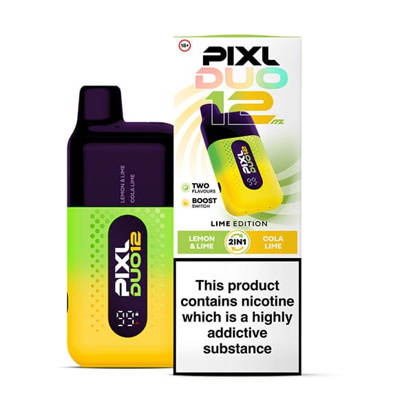 Disposable Vape Sticks Lime Edition Pixl Duo 12 6K Vape Kit