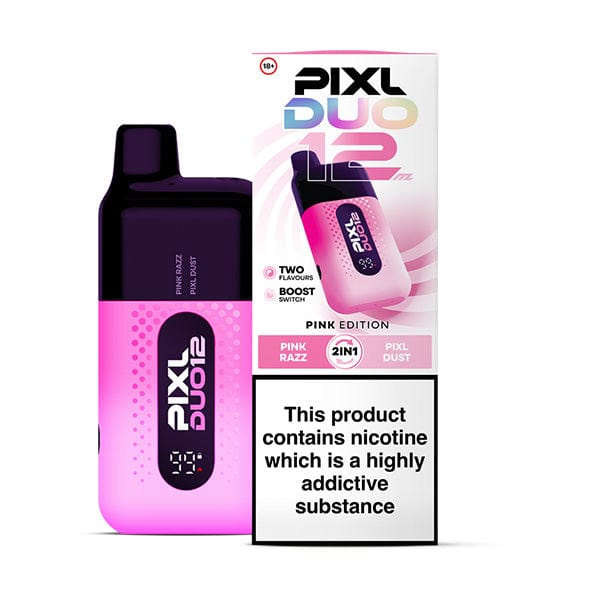 Disposable Vape Sticks Pink Edition Pixl Duo 12 6K Vape Kit