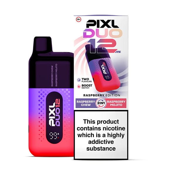 Disposable Vape Sticks Raspberry Edition Pixl Duo 12 6K Vape Kit