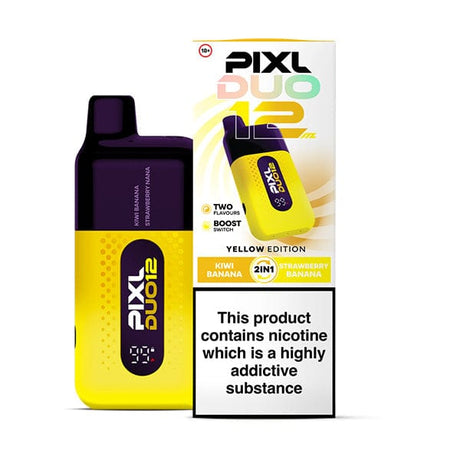 Disposable Vape Sticks Yellow Edition Pixl Duo 12 6K Vape Kit