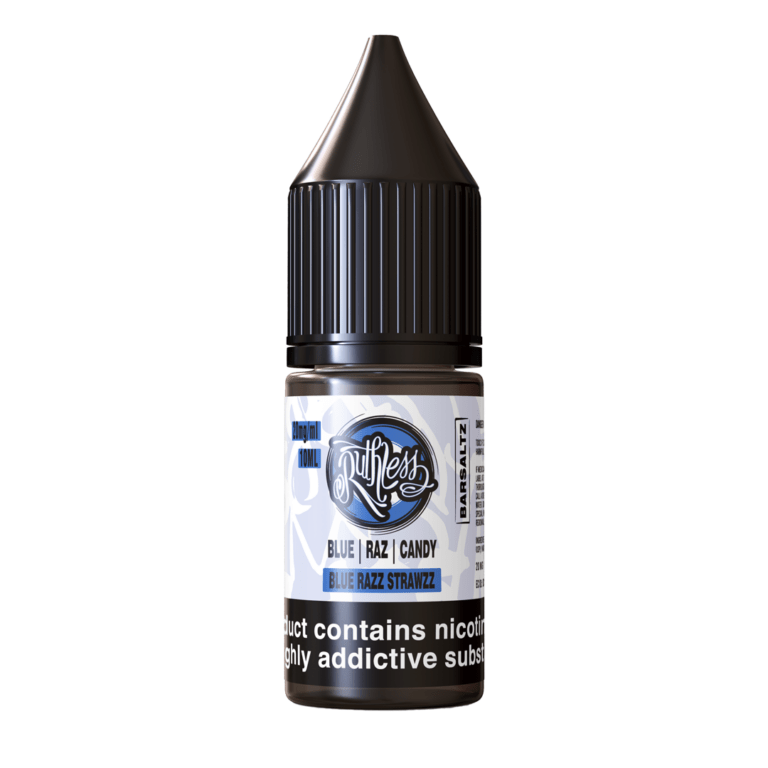 10ml Eliquids Blue Razz Strawzz / 10mg Ruthless Barsaltz