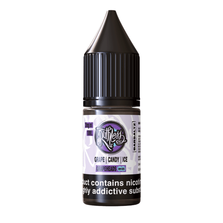 10ml Eliquids Grapeheads On Ice / 10mg Ruthless Barsaltz