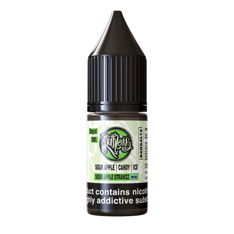 10ml Eliquids Sour Apple Strawzz On Ice / 10mg Ruthless Barsaltz