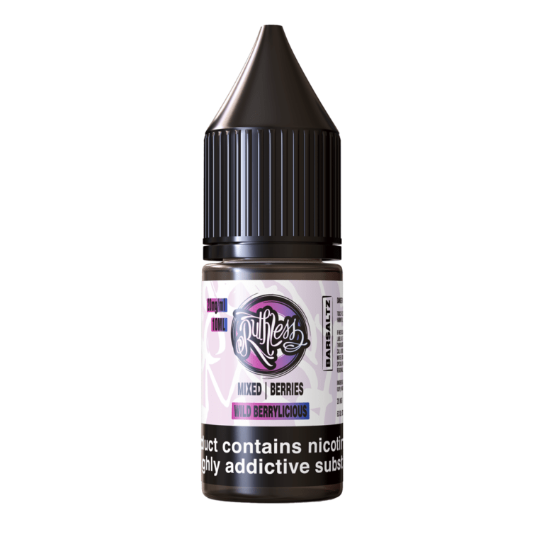 10ml Eliquids Wild Berrylicious / 10mg Ruthless Barsaltz