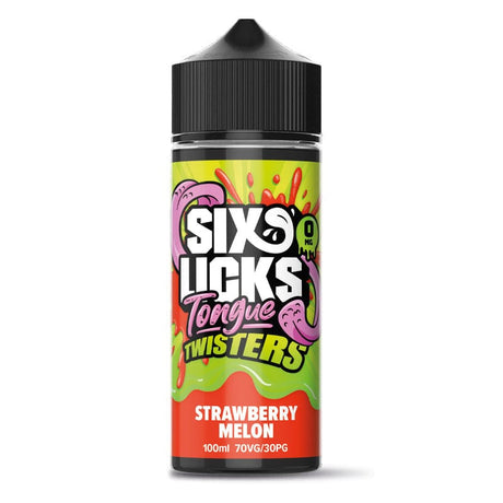 Shortfill Eliquids Strawberry Melon Six Licks Tongue Twisters Shortfill