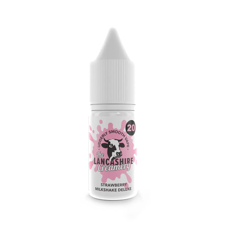 10ml Eliquids Strawberry Milkshake Deluxe / 5mg The Lancashire Creamery Nic Salts