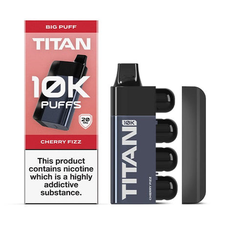 Disposable Vape Sticks Cherry Fizz Titan 10K Rechargeable Disposable Vape