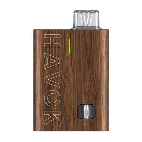 Pod Kits Brown Wood Uwell Havok R Vape Kit