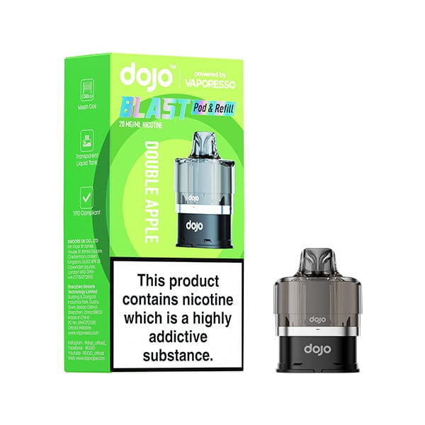 Pre-Filled Vape Devices Double Apple Vaporesso Dojo Blast 6000 Pod & Refill