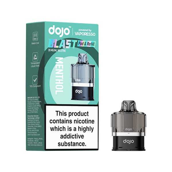 Pre-Filled Vape Devices Menthol Vaporesso Dojo Blast 6000 Pod & Refill