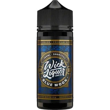 Shortfill Eliquids Blue Moon Wick Liquor 100ml Shortfill E-Liquids | 7 Flavours