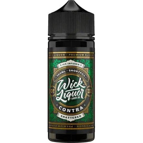 Shortfill Eliquids Contra Shattered Wick Liquor 100ml Shortfill E-Liquids | 7 Flavours