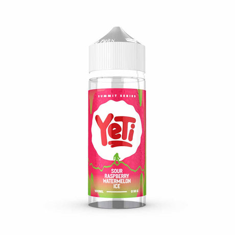 Shortfill Eliquids Sour Raspberry Watermelon Ice Yeti Summit Series 100ml Shortfill E-Liquid