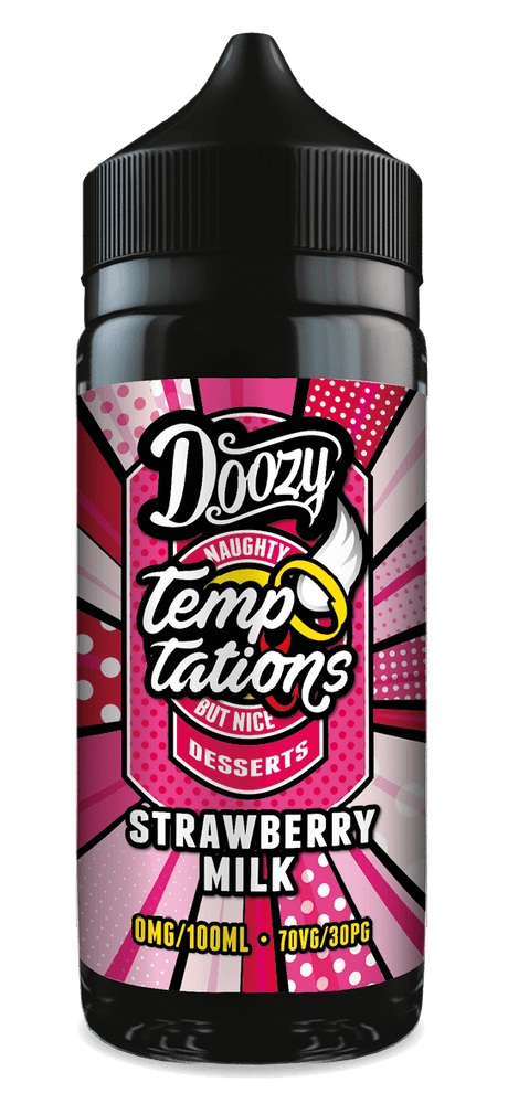 Doozy Vape Co Shortfill Eliquids Strawberry Milk Doozy Temptations 100ml Shortfill | 5 Flavours