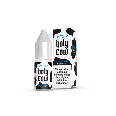 Holy Cow Nic Salts Salted Caramel Milkshake / 10mg Holy Cow Nic Salt E-Liquids