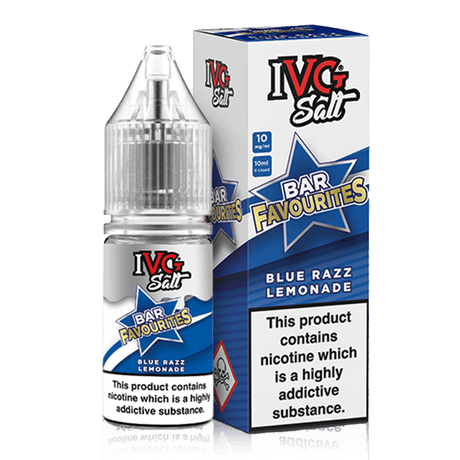 IVG E-Liquids Nic Salts Blue Razz Lemonade / 10mg IVG Bar Favourites Nicotine Salts