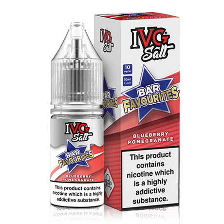 IVG E-Liquids Nic Salts Blueberry Pomegranate / 10mg IVG Bar Favourites Nicotine Salts