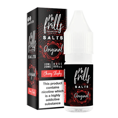 Nic Salts Cherry Slushy / 20mg No Frills Original Nic Salt E-Liquid