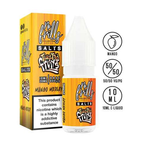 Nic Salts Mango Medley / 20mg No Frills Twisted Fruits Nic Salts