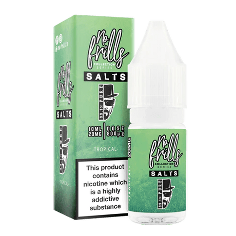 Nic Salts Pure Tropical / 20mg No Frills 99.1% Pure Nic Salts