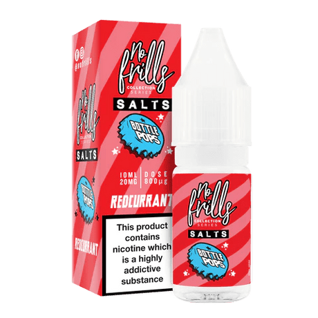 Redcurrant / 20mg No Frills Bottle Pops Nic Salts