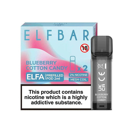 Vapeology Nic Salts Elf Bar Elfa Prefilled Pods (Pack Of 2)